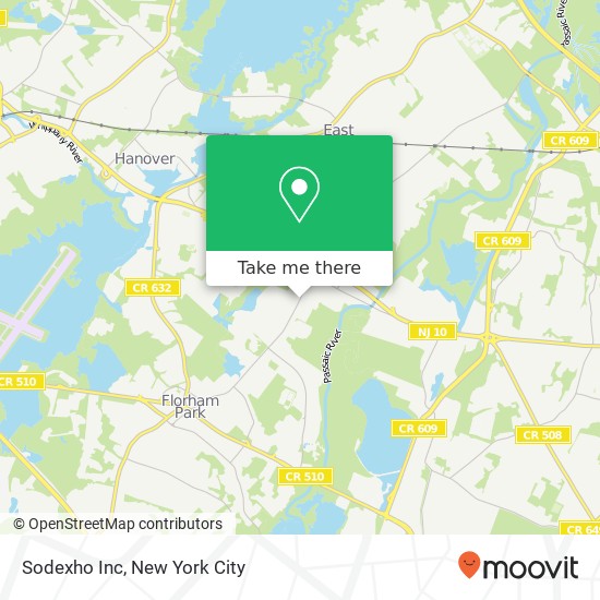 Sodexho Inc map
