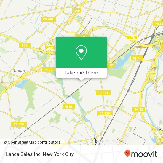 Lanca Sales Inc map