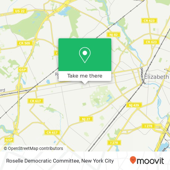 Roselle Democratic Committee map