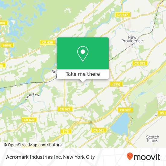 Acromark Industries Inc map