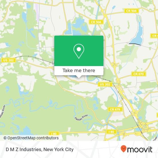 Mapa de D M Z Industries