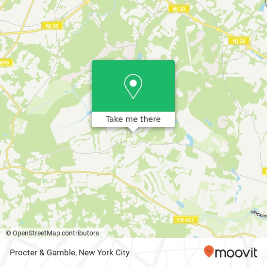 Procter & Gamble map