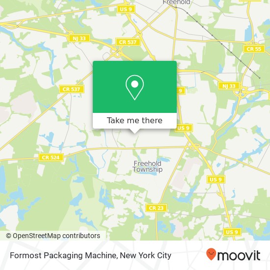 Mapa de Formost Packaging Machine