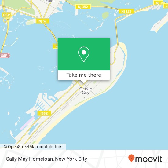 Mapa de Sally May Homeloan