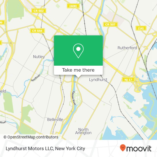 Lyndhurst Motors LLC map