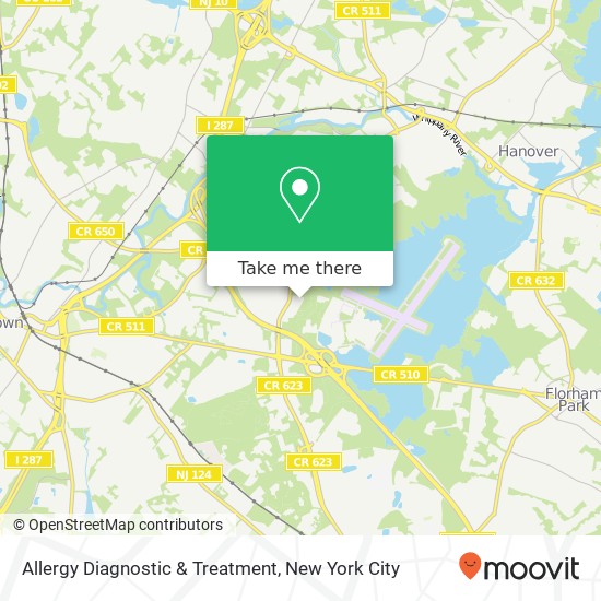 Allergy Diagnostic & Treatment map