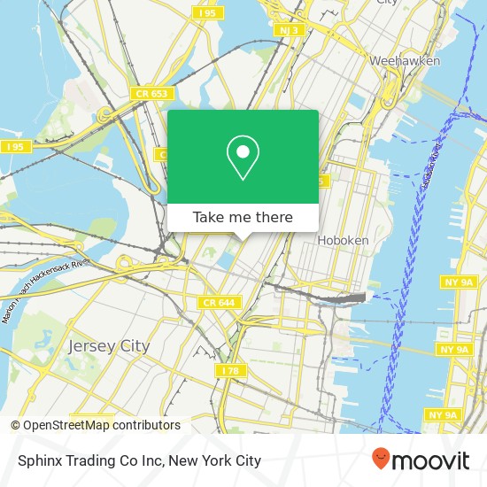Sphinx Trading Co Inc map
