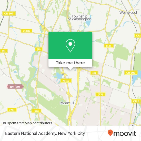 Mapa de Eastern National Academy