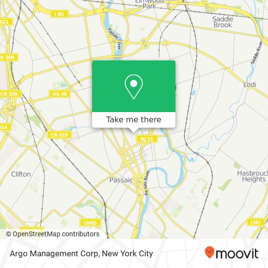 Argo Management Corp map