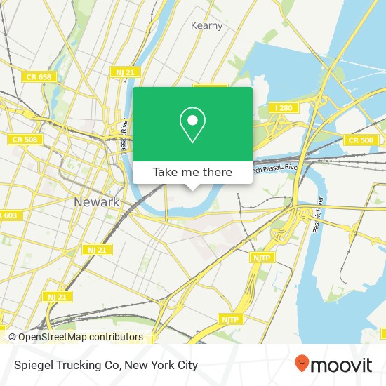 Spiegel Trucking Co map