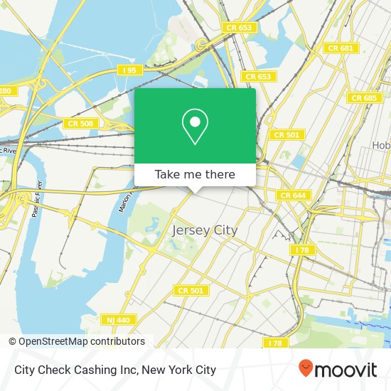 City Check Cashing Inc map