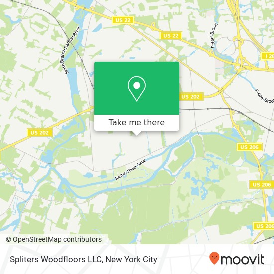 Spliters Woodfloors LLC map