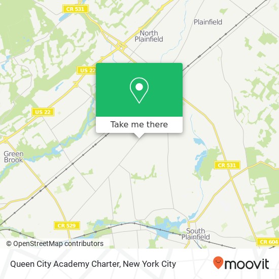 Queen City Academy Charter map