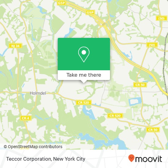 Mapa de Teccor Corporation