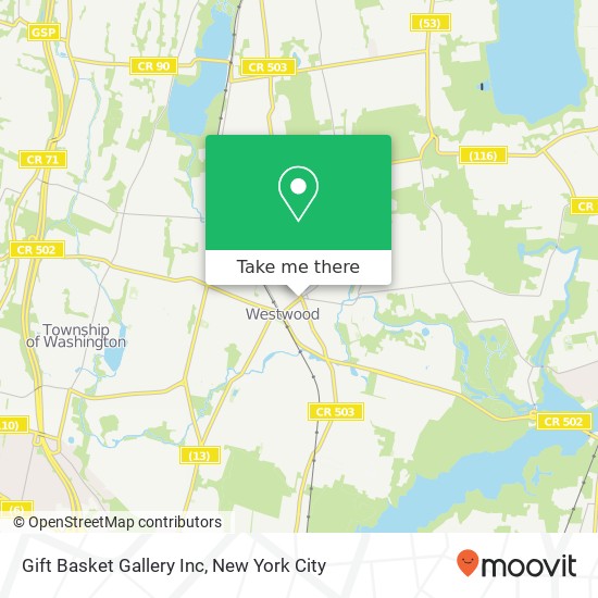 Gift Basket Gallery Inc map