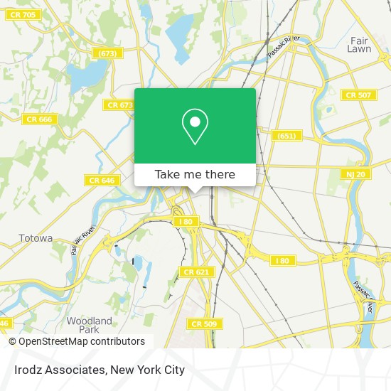 Mapa de Irodz Associates
