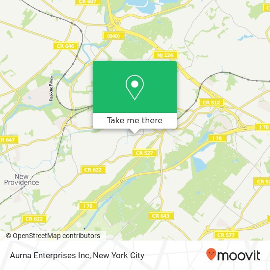 Mapa de Aurna Enterprises Inc