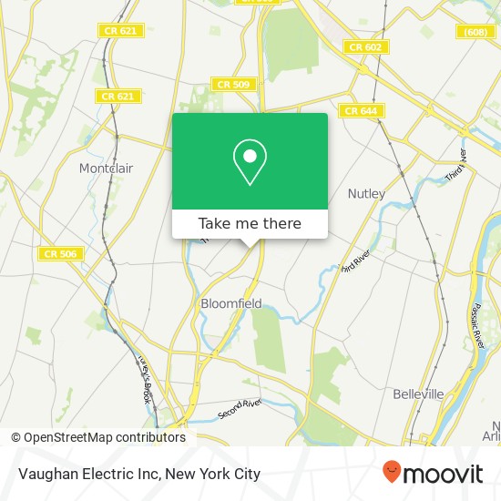 Mapa de Vaughan Electric Inc