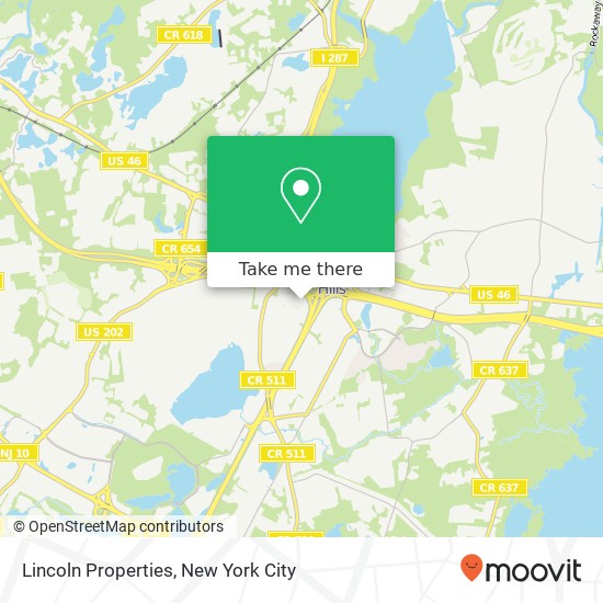 Mapa de Lincoln Properties
