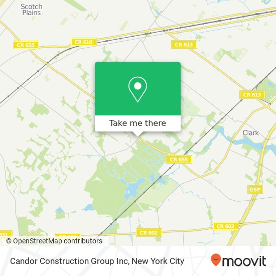 Mapa de Candor Construction Group Inc