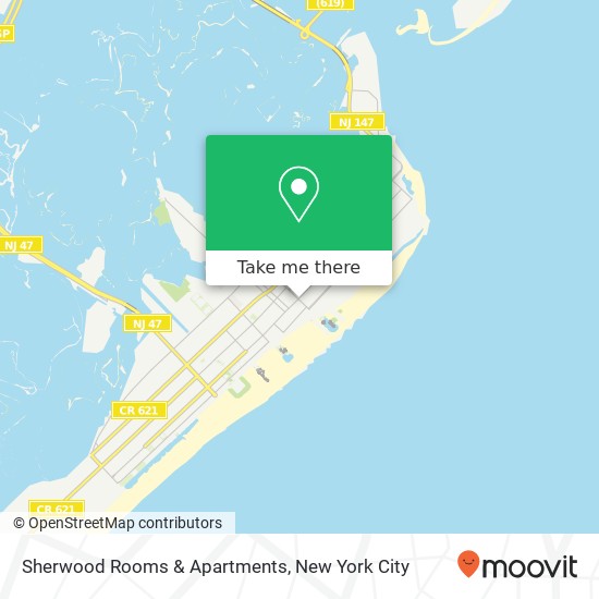 Sherwood Rooms & Apartments map