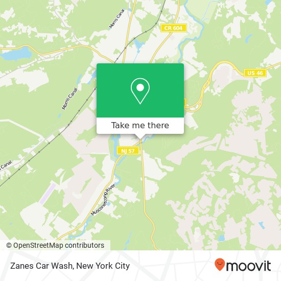 Zanes Car Wash map