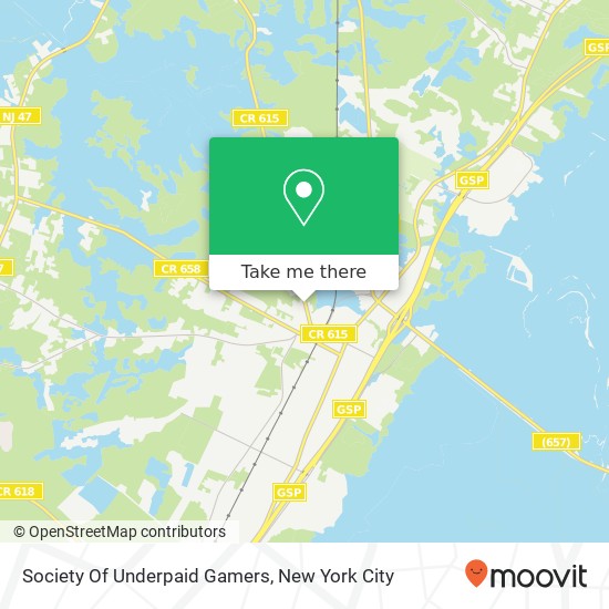 Society Of Underpaid Gamers map