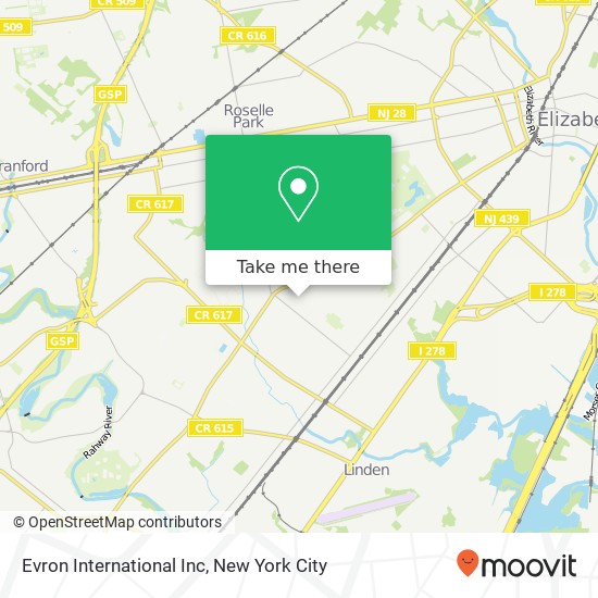 Evron International Inc map