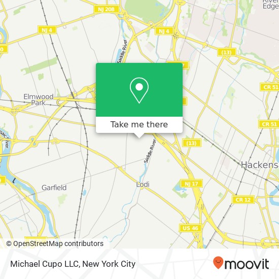 Michael Cupo LLC map