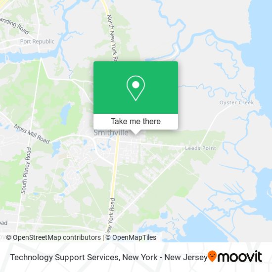 Technology Support Services map