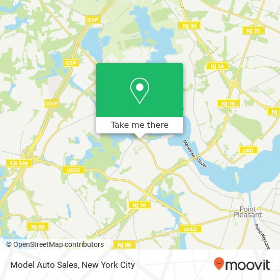 Mapa de Model Auto Sales