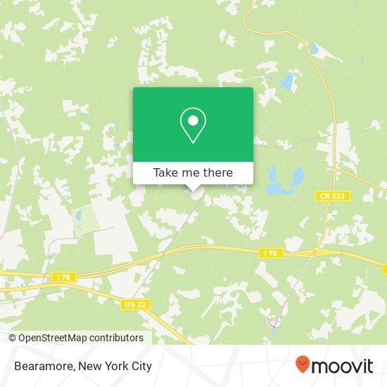 Bearamore map