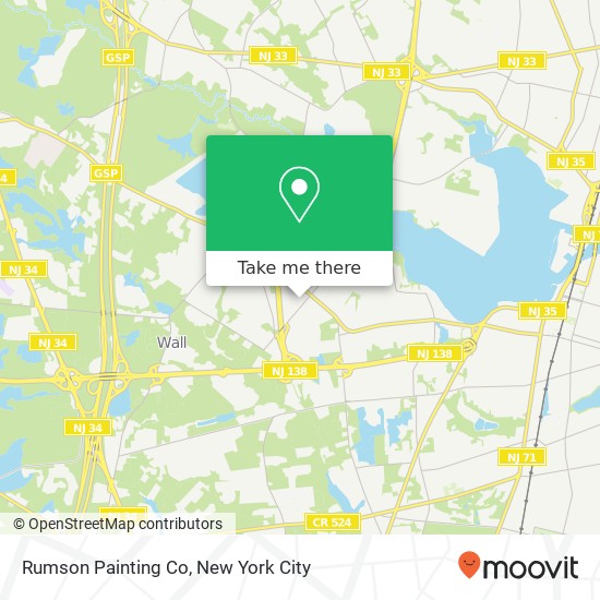 Rumson Painting Co map