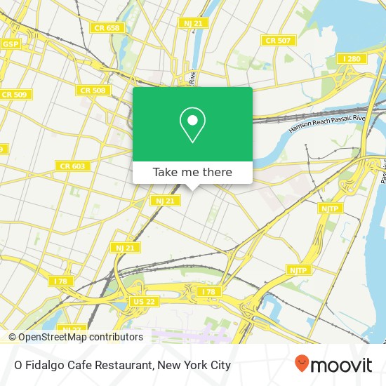 Mapa de O Fidalgo Cafe Restaurant