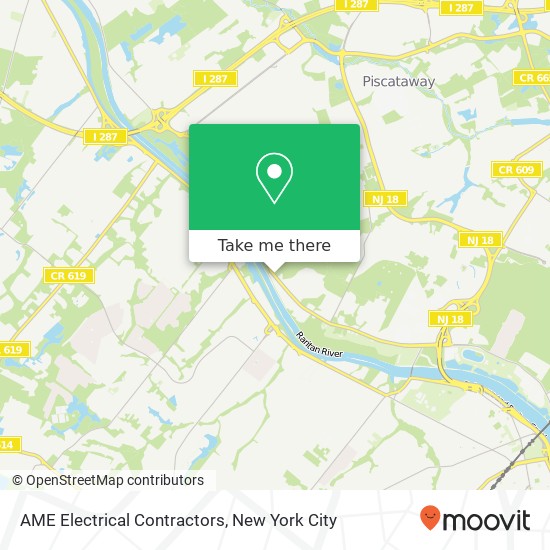 AME Electrical Contractors map
