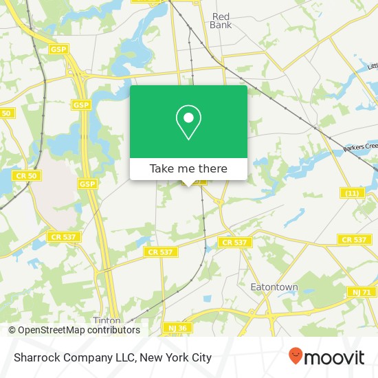 Sharrock Company LLC map