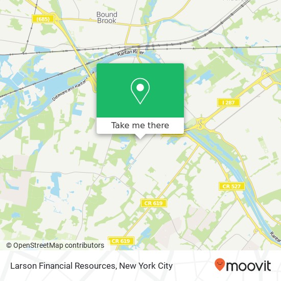 Larson Financial Resources map