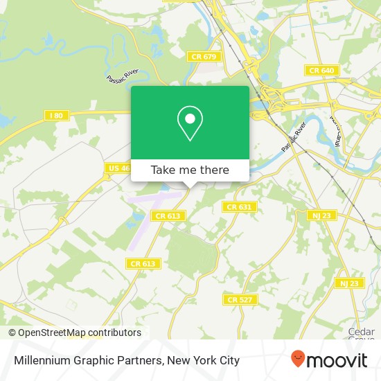 Millennium Graphic Partners map