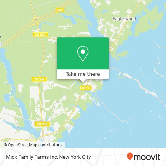 Mapa de Mick Family Farms Inc