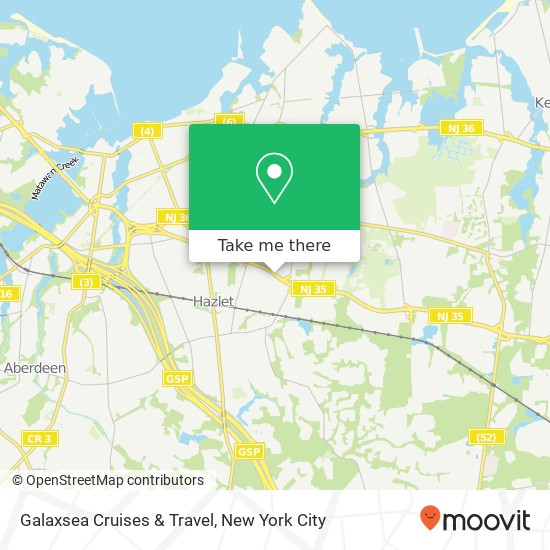 Galaxsea Cruises & Travel map