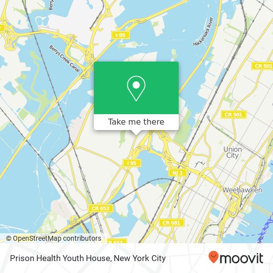 Mapa de Prison Health Youth House