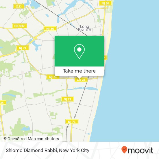 Shlomo Diamond Rabbi map