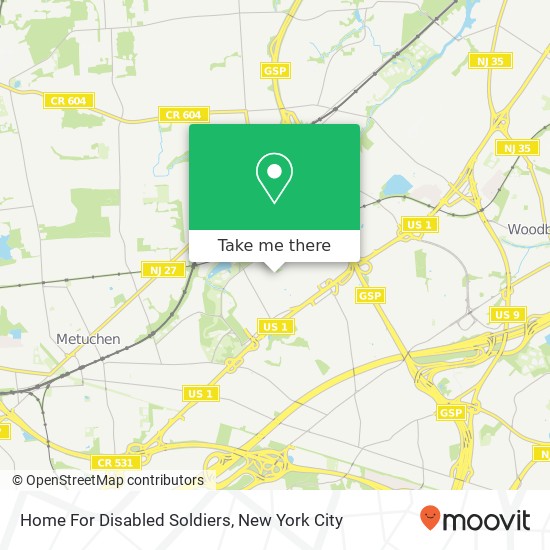 Home For Disabled Soldiers map