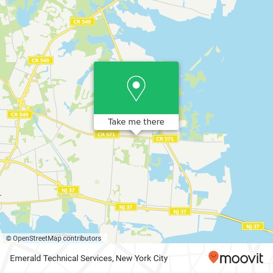 Emerald Technical Services map