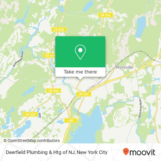 Deerfield Plumbing & Htg of NJ map