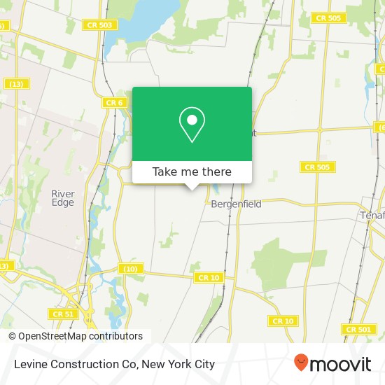Levine Construction Co map