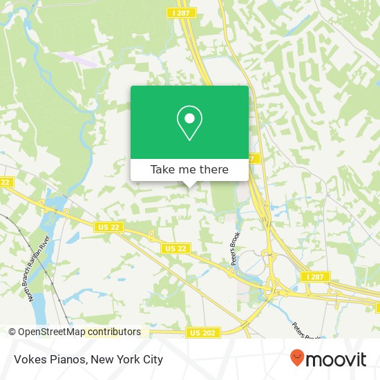 Vokes Pianos map