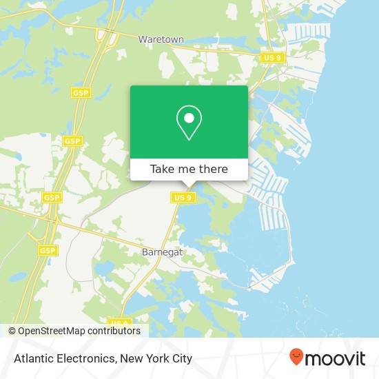 Atlantic Electronics map