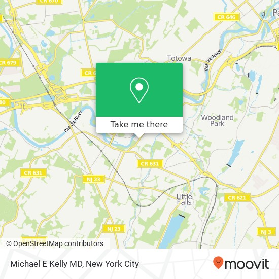 Michael E Kelly MD map