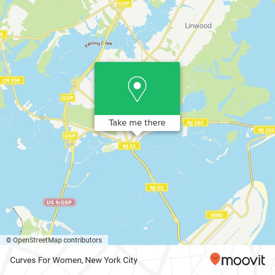 Curves For Women map